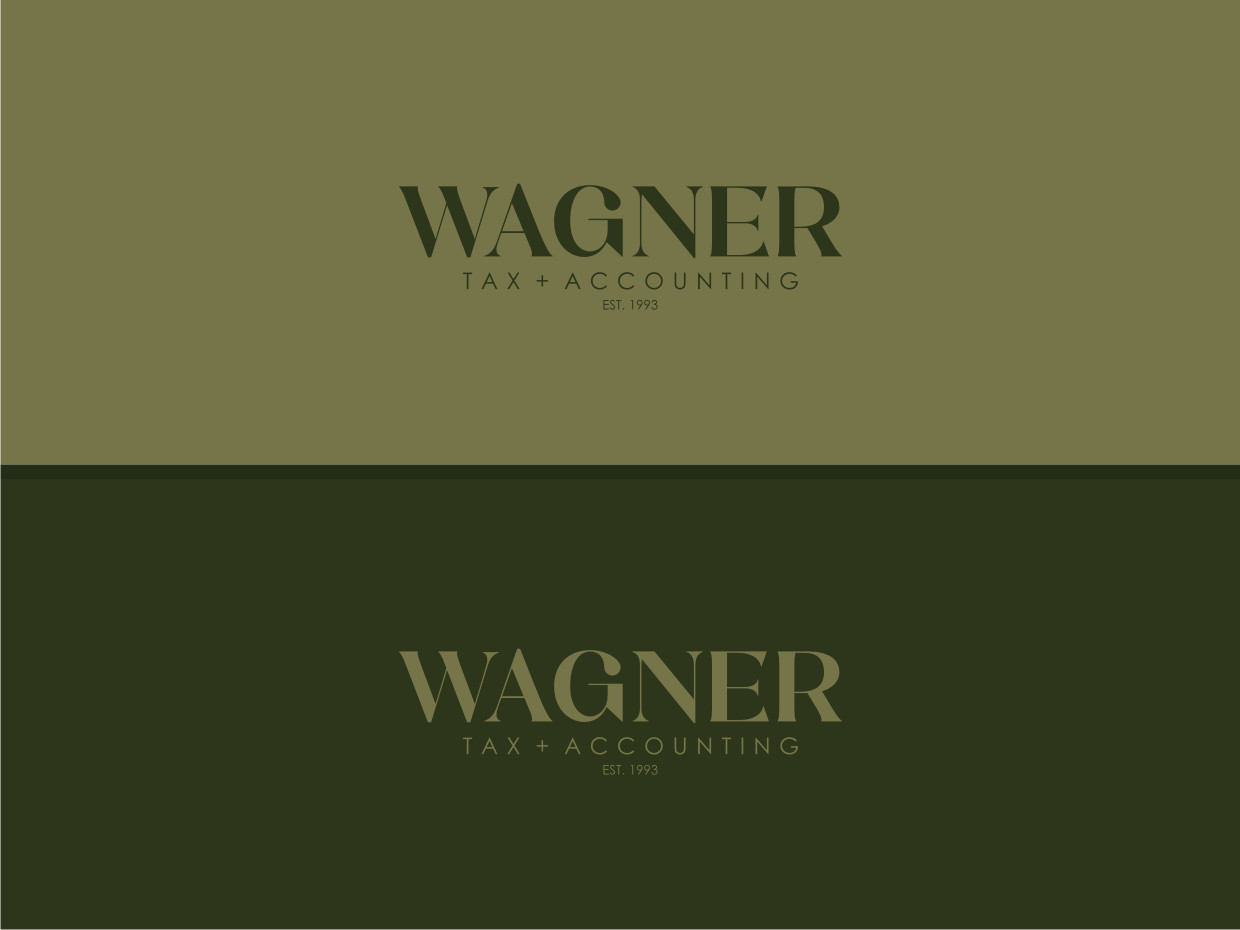 Logo Design by Atvento Graphics for Wagner Tax + Accounting | Design #31601210