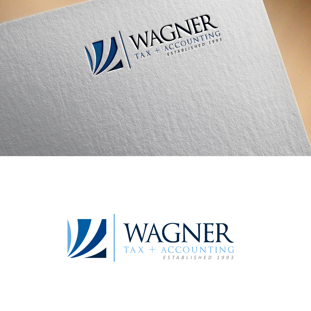 Logo-Design von Anekaa für Wagner Tax + Accounting | Design #31593296