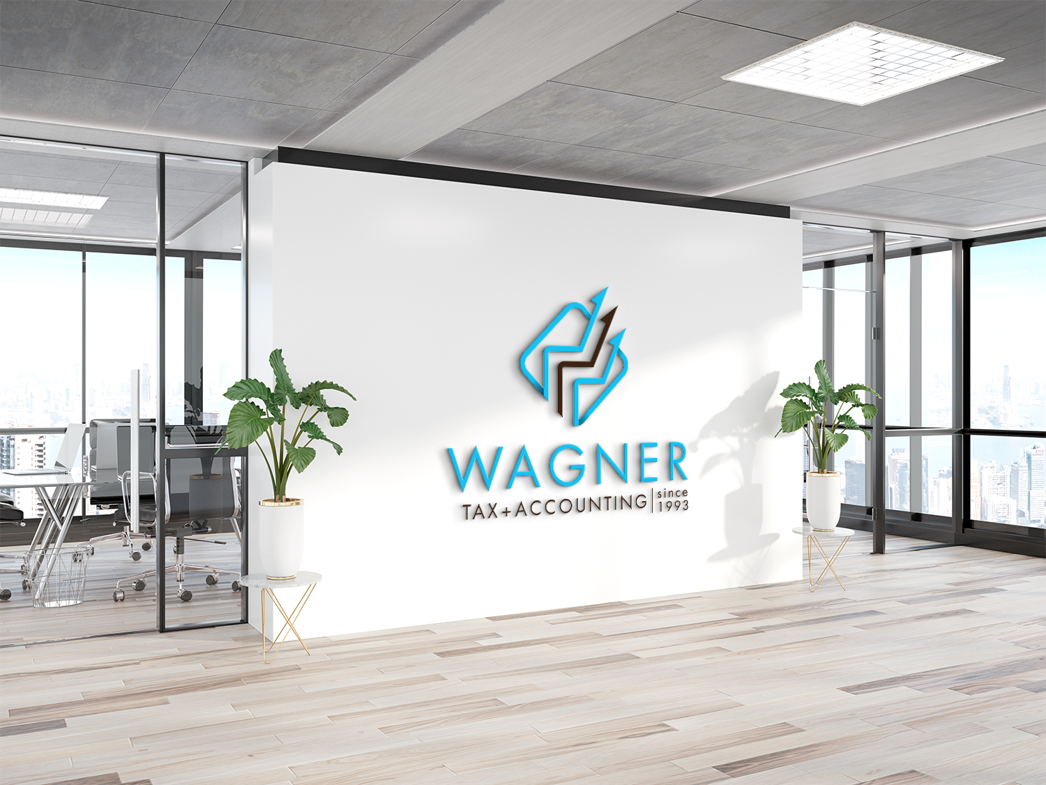 Logo Design by Deziners Zone for Wagner Tax + Accounting | Design #31597951