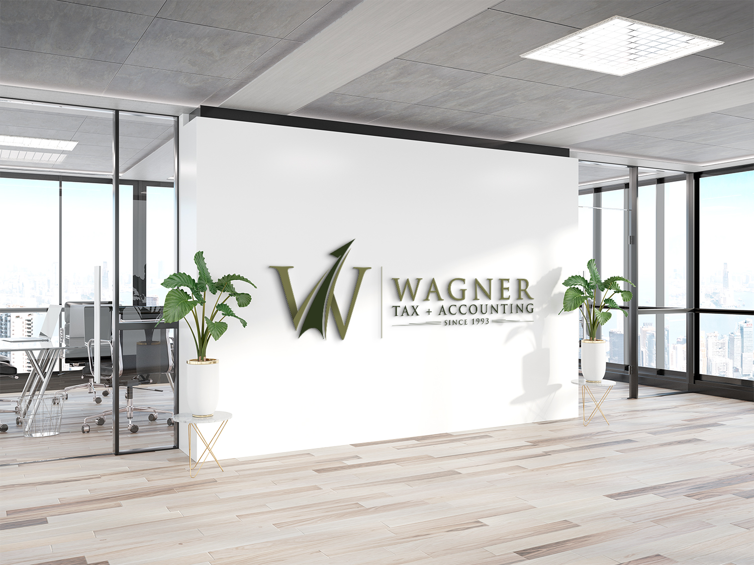Logo Design by Deziners Zone for Wagner Tax + Accounting | Design #31597953