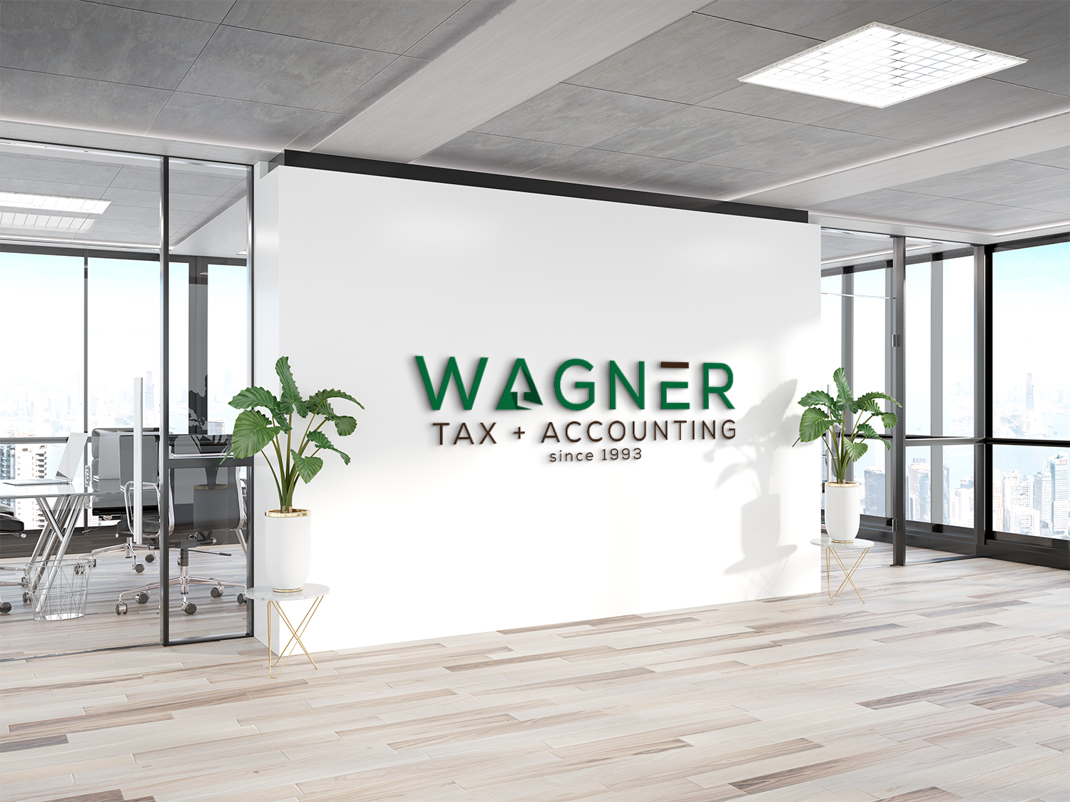 Logo Design by Deziners Zone for Wagner Tax + Accounting | Design #31597955