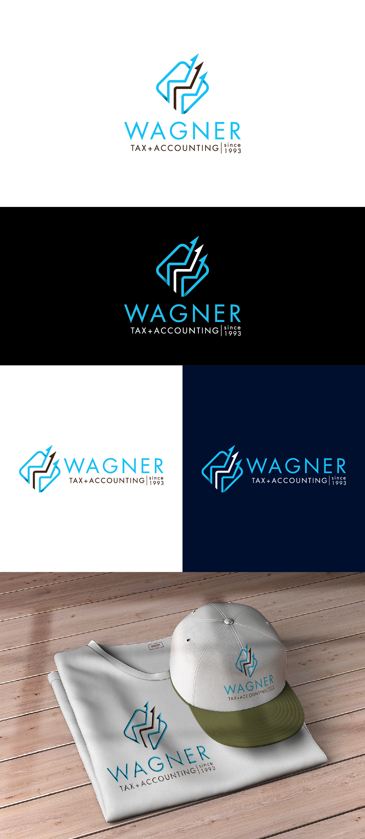 Logo Design by Deziners Zone for Wagner Tax + Accounting | Design #31597970