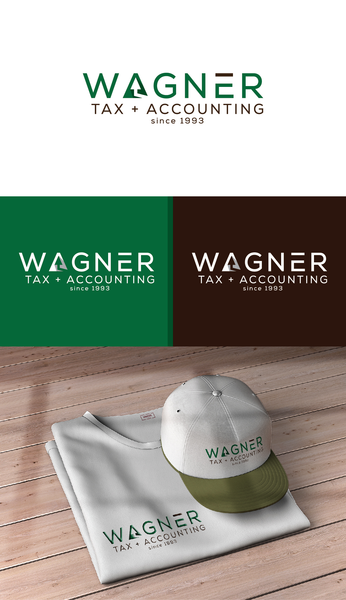 Logo Design by Deziners Zone for Wagner Tax + Accounting | Design #31597971