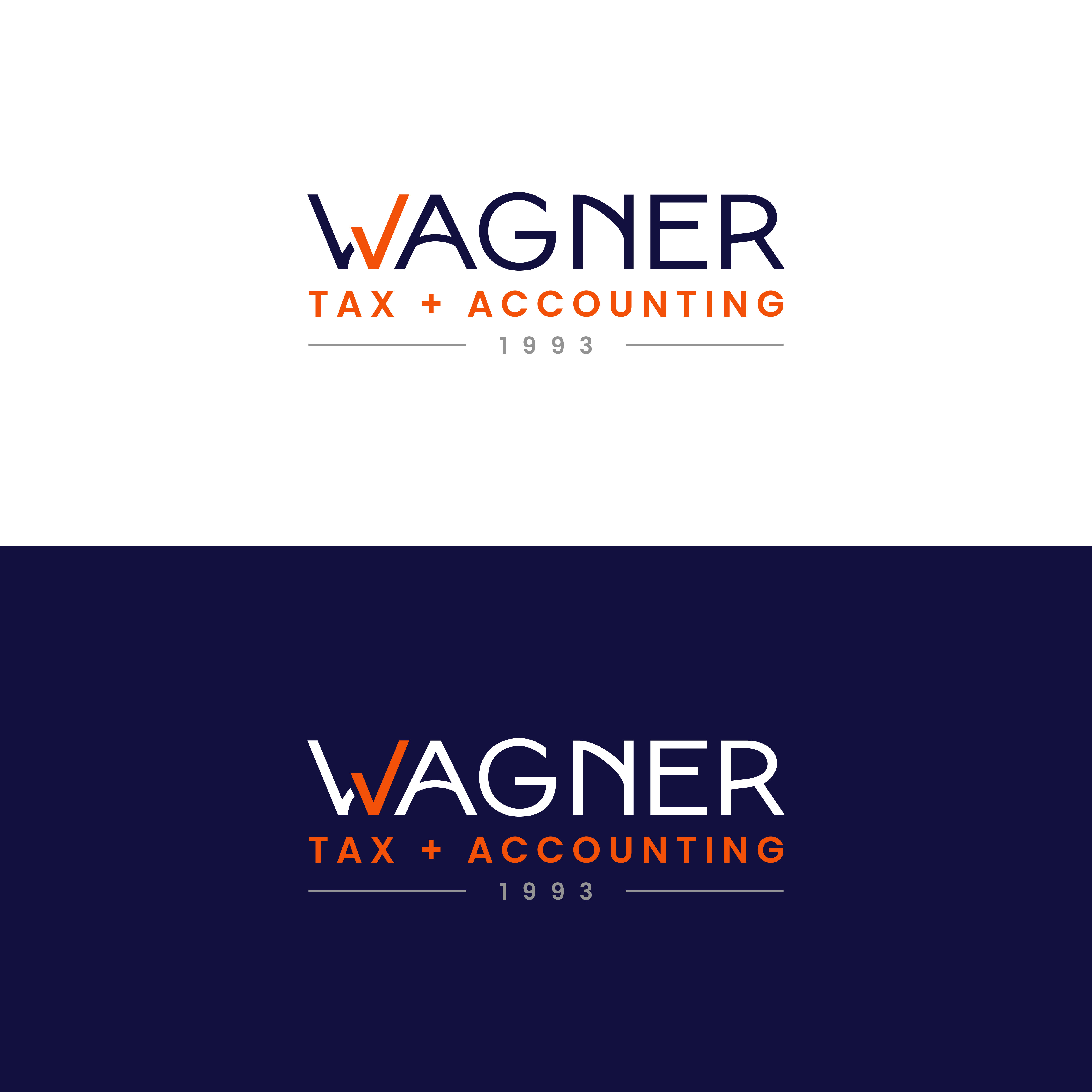 Logo Design by creative.bugs for Wagner Tax + Accounting | Design #31609998