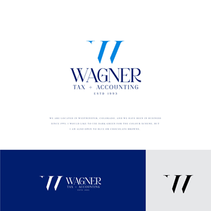 Logo Design by webeezine for Wagner Tax + Accounting | Design: #31611278