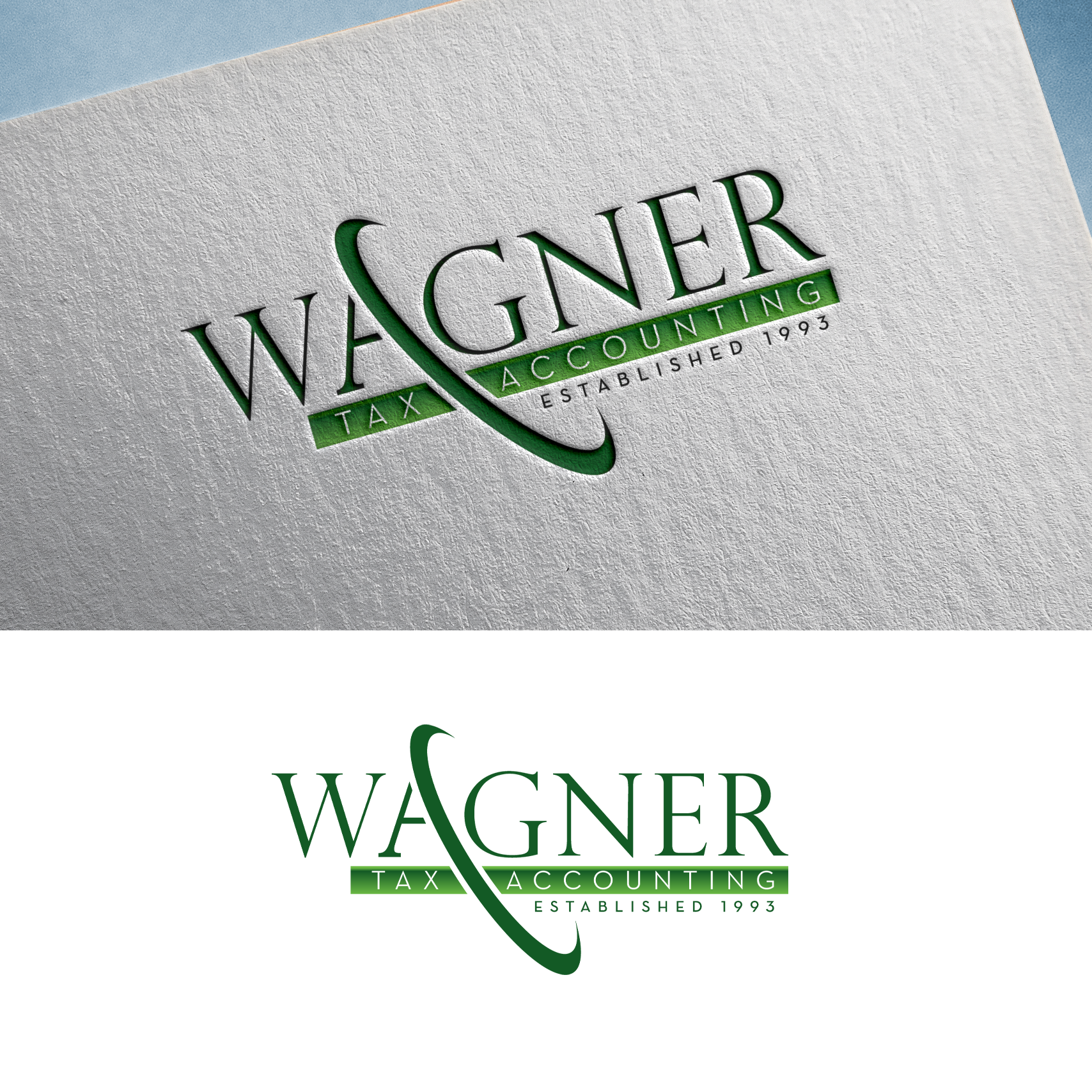 Logo Design by Rickyy for Wagner Tax + Accounting | Design #31603480