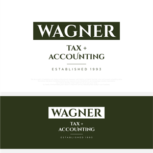 Diseño de Logo por vintana para Wagner Tax + Accounting | Diseño: #31618538