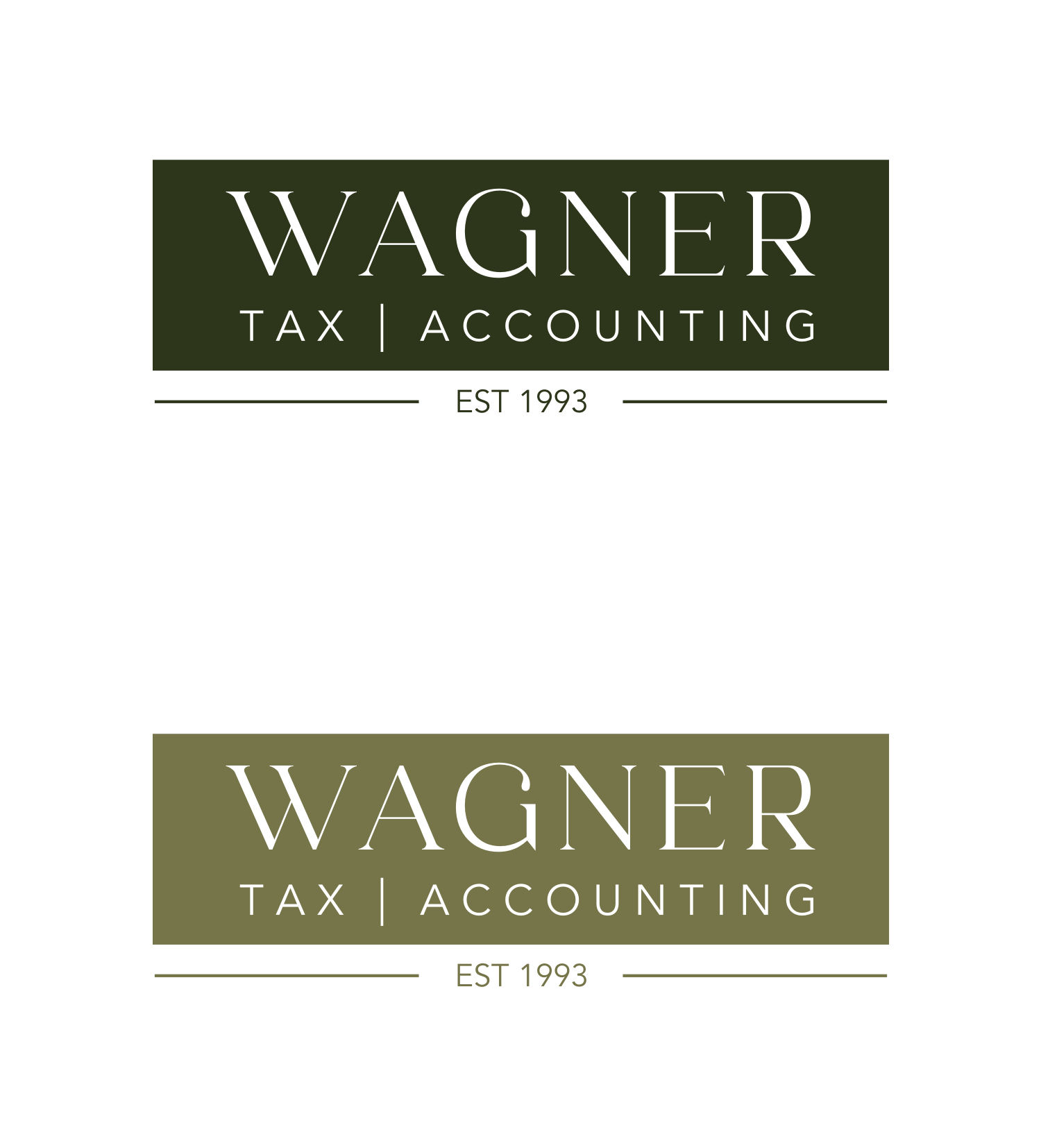 Logo Design by R16 for Wagner Tax + Accounting | Design #31637502