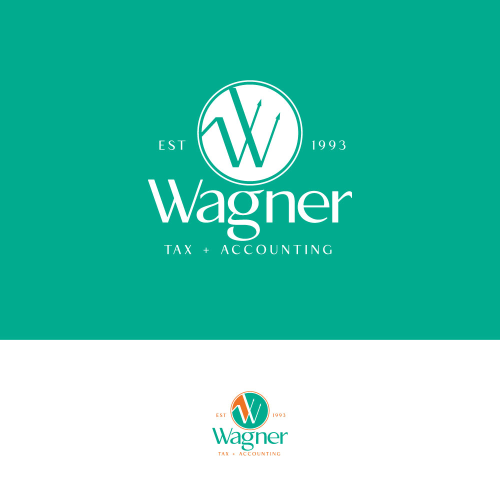 Logo Design by Ansh Design for Wagner Tax + Accounting | Design #31595957
