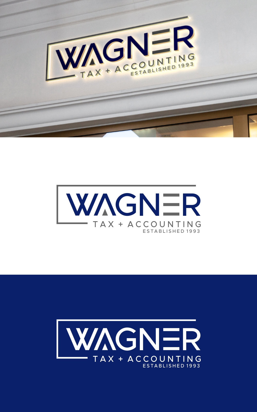 Logo Design by SigmaStudio for Wagner Tax + Accounting | Design #31595445