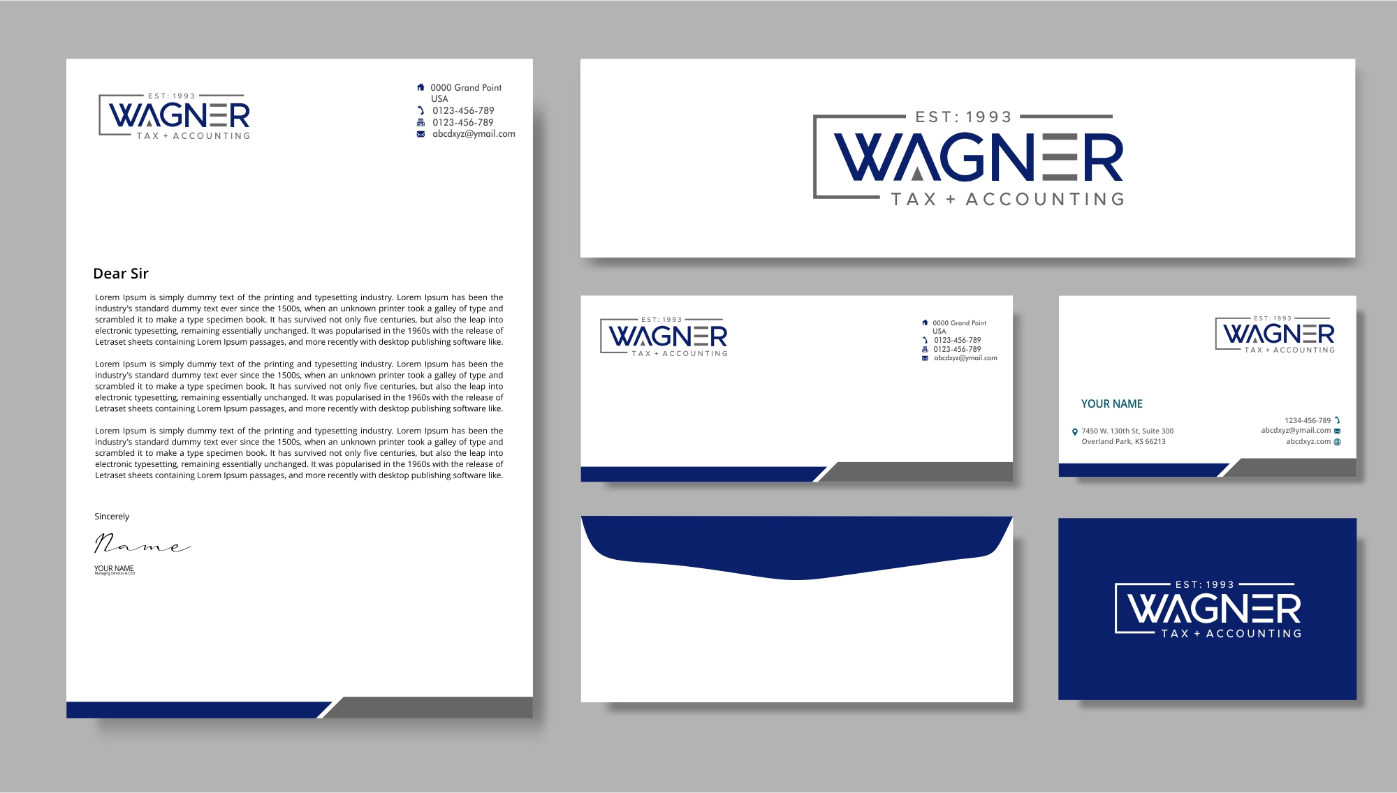 Logo Design by SigmaStudio for Wagner Tax + Accounting | Design #31641363