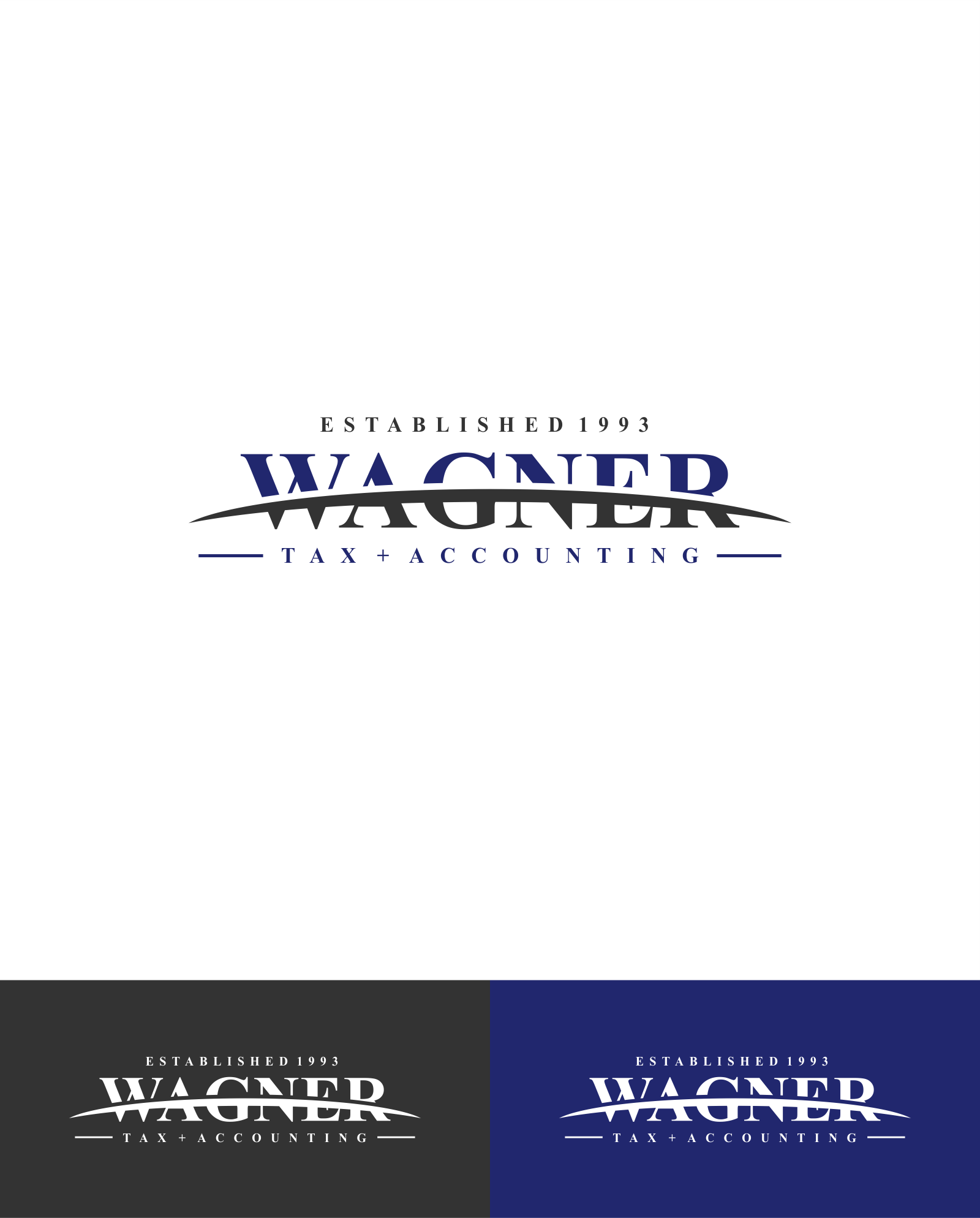 Logo Design by M.Syaiful Huda for Wagner Tax + Accounting | Design #31593859