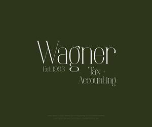 Diseño de Logo por azherjawed para Wagner Tax + Accounting | Diseño: #31617242