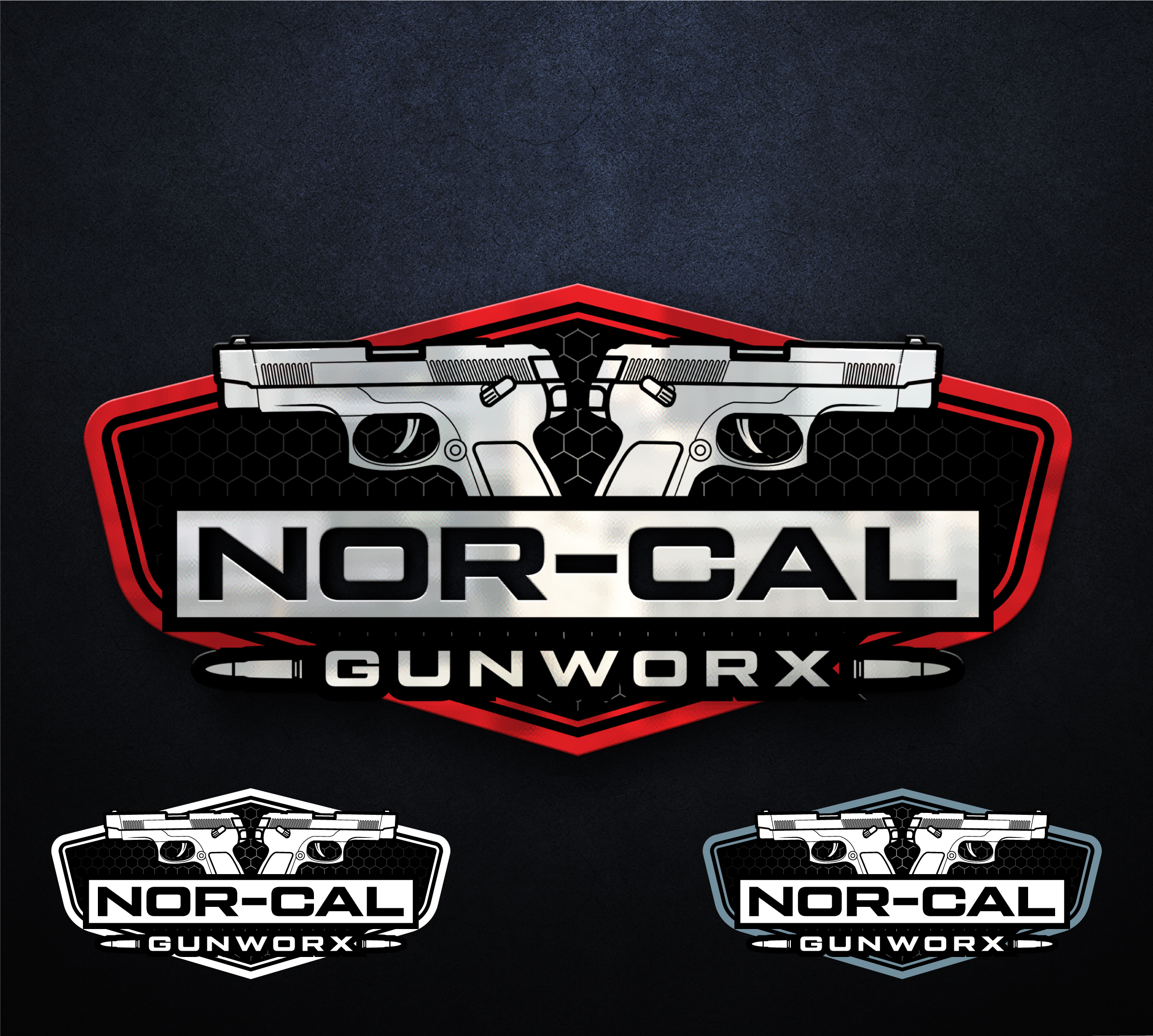 Logo Design by John Mark Arts for DAVIS GUNWORX | Design #31595138
