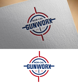 Logo Design by fly  design for DAVIS GUNWORX | Design: #31609959