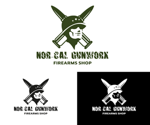 Logo Design by hafssa mdk for DAVIS GUNWORX | Design: #31622838