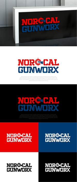 Logo Design by AlphabetZero.co.uk for DAVIS GUNWORX | Design: #31607608