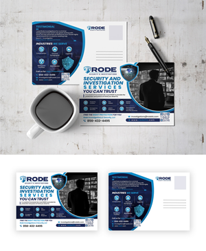 Postcard Design by debdesign for Rode Investigations & Security LLC | Design: #31603573