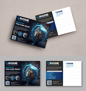 Postcard Design by ecorokerz for Rode Investigations & Security LLC | Design: #31609644