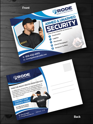 Postcard Design by innovative earth for Rode Investigations & Security LLC | Design: #31606241