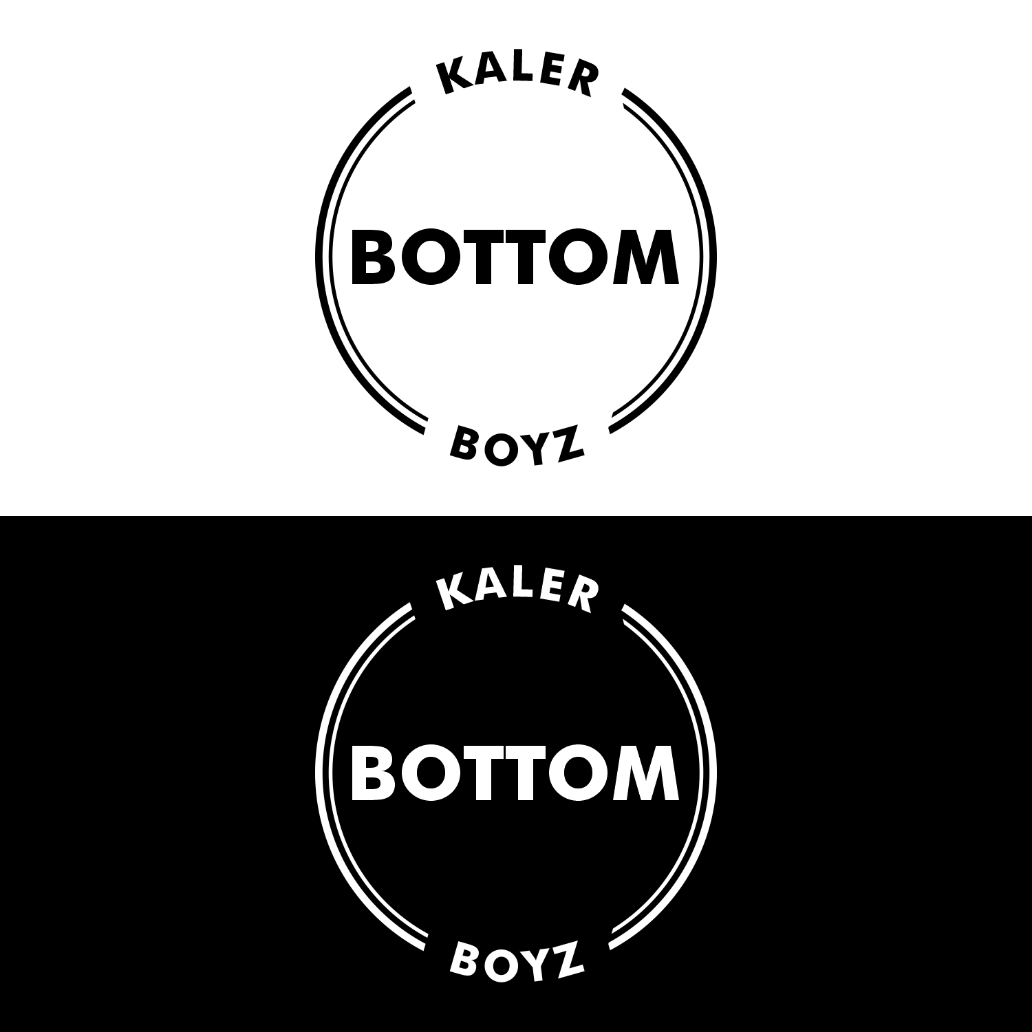 Elegant, Playful Logo Design for Kaler Bottom Boyz by sendalpedot ...