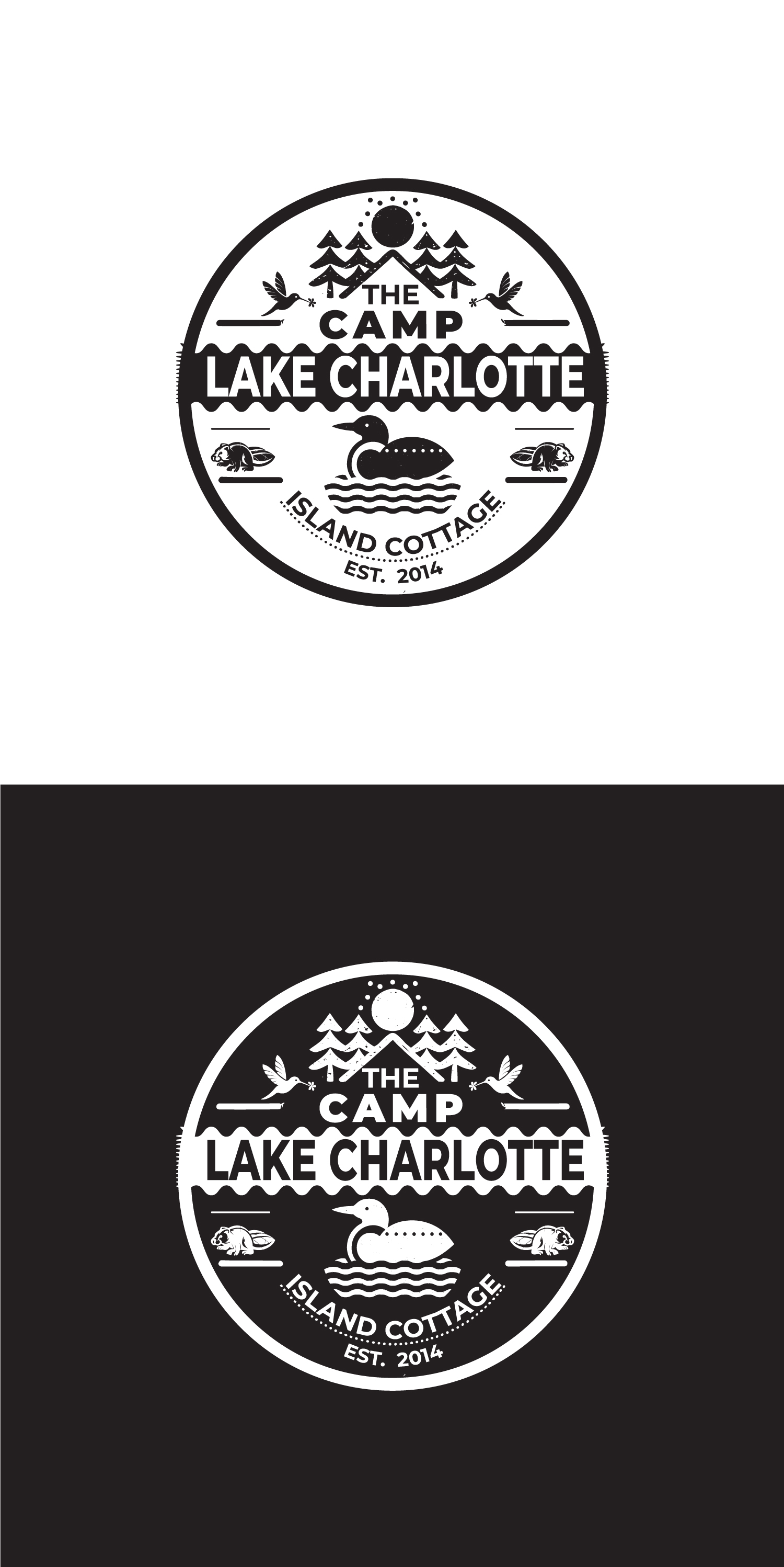 Logo Design by JebaF for Lake Charlotte Island Cottage | Design #31674036