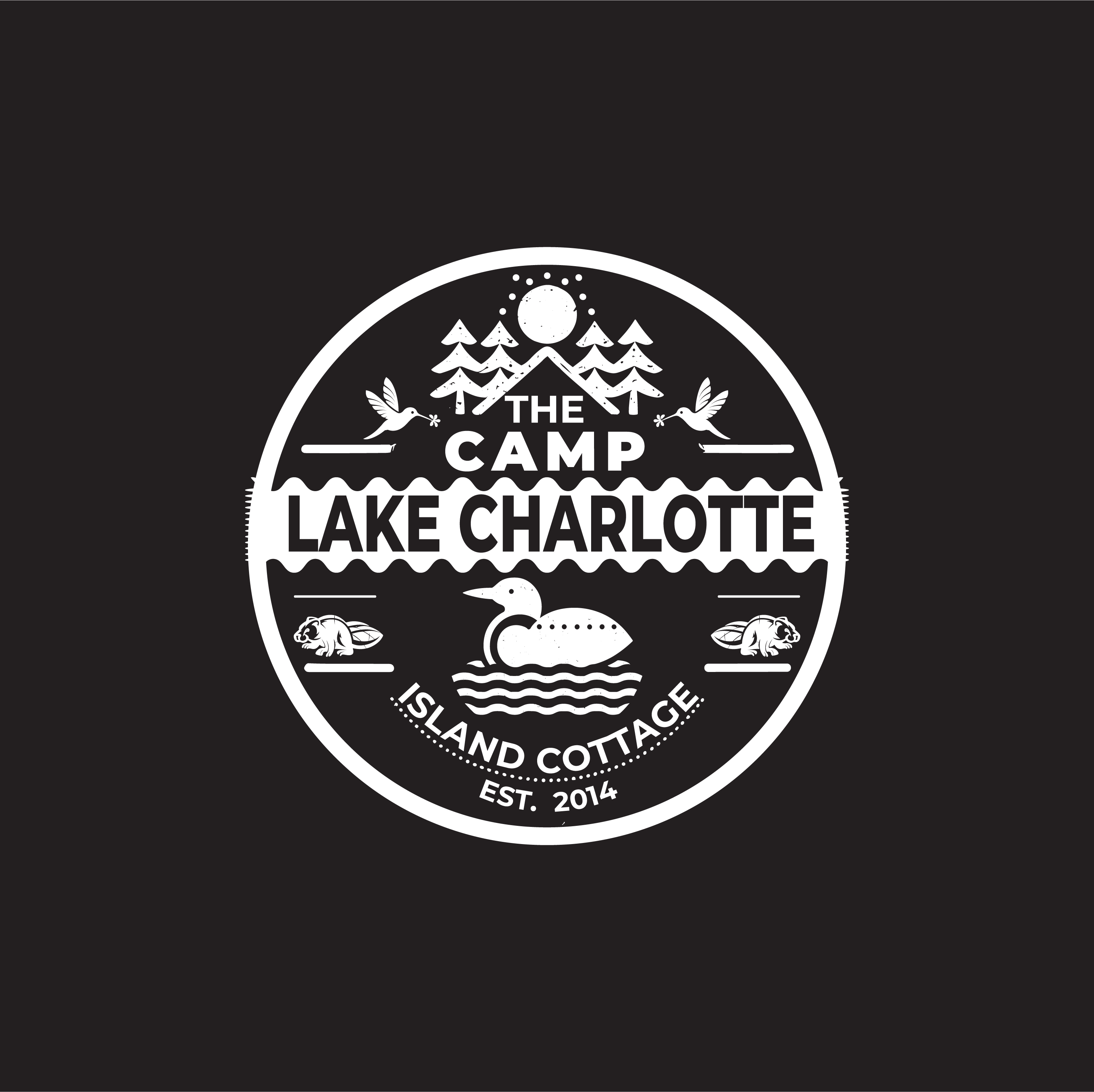 Logo Design by JebaF for Lake Charlotte Island Cottage | Design #31674037