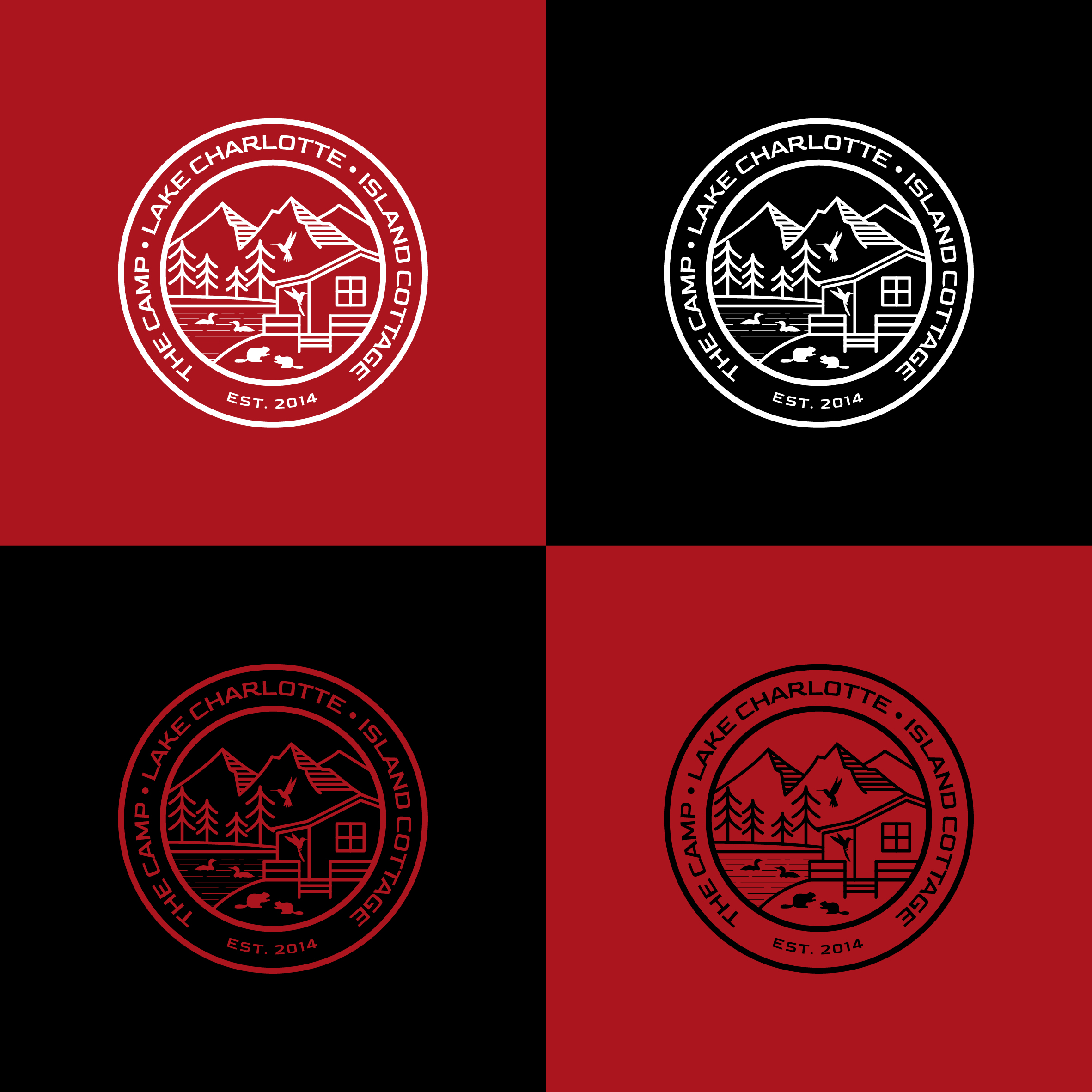 Logo Design by Aljune Castro Designs for Lake Charlotte Island Cottage | Design #31611102