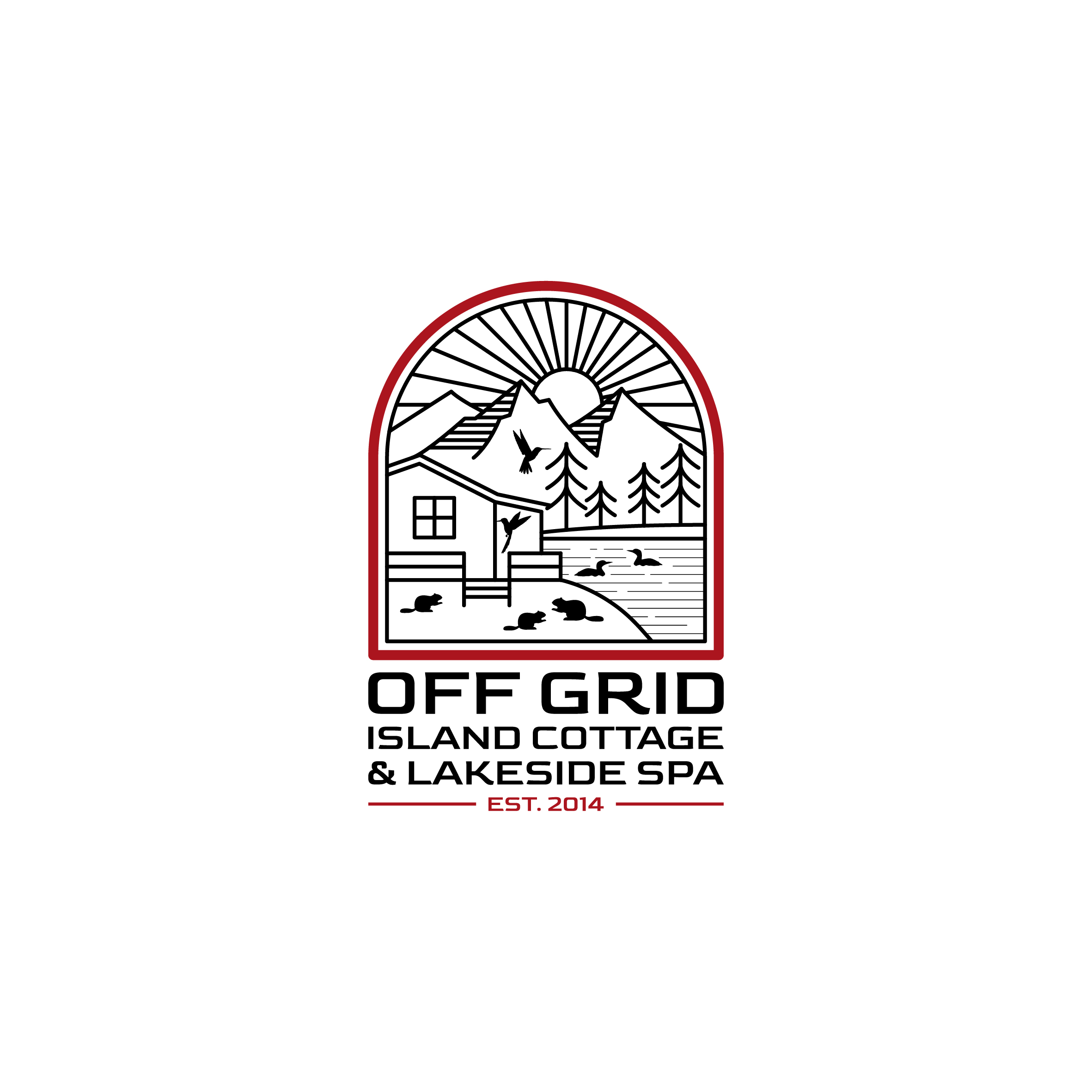 Logo Design by Aljune Castro Designs for Lake Charlotte Island Cottage | Design #31611405