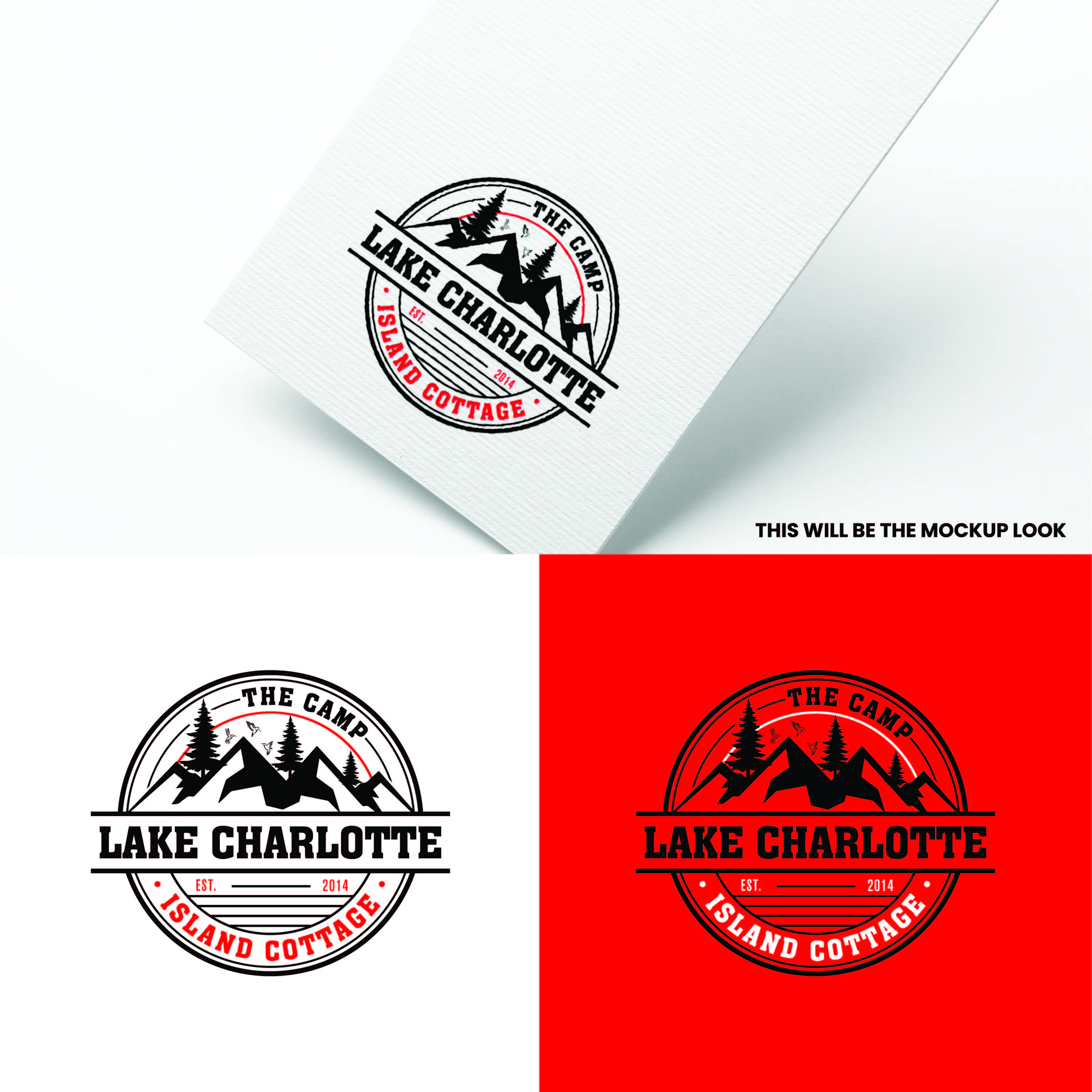 Diseño de Logo por Design_Duo para Lake Charlotte Island Cottage | Diseño #31671180