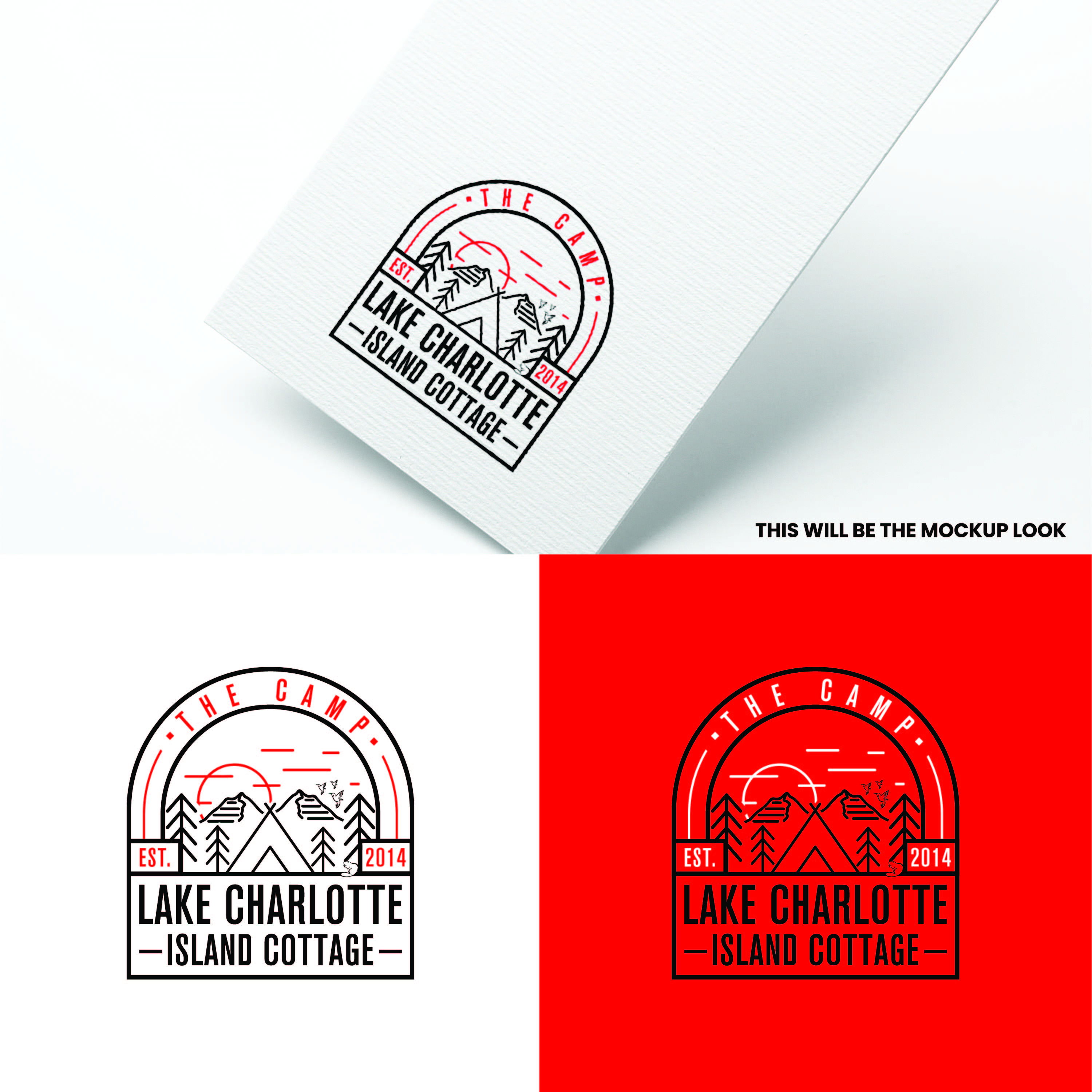 Logo Design by Design_Duo for Lake Charlotte Island Cottage | Design #31671181