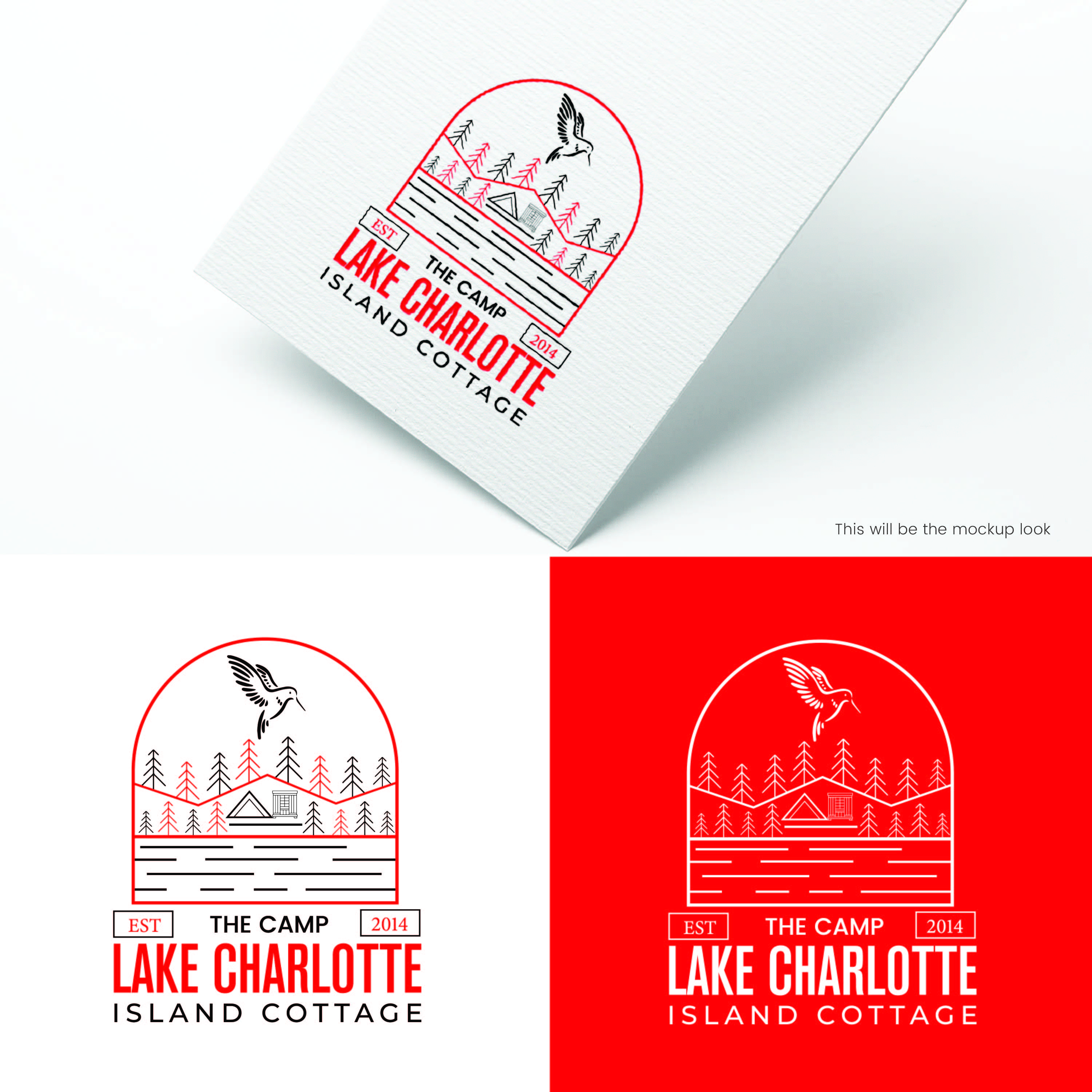 Logo Design by Design_Duo for Lake Charlotte Island Cottage | Design #31671535