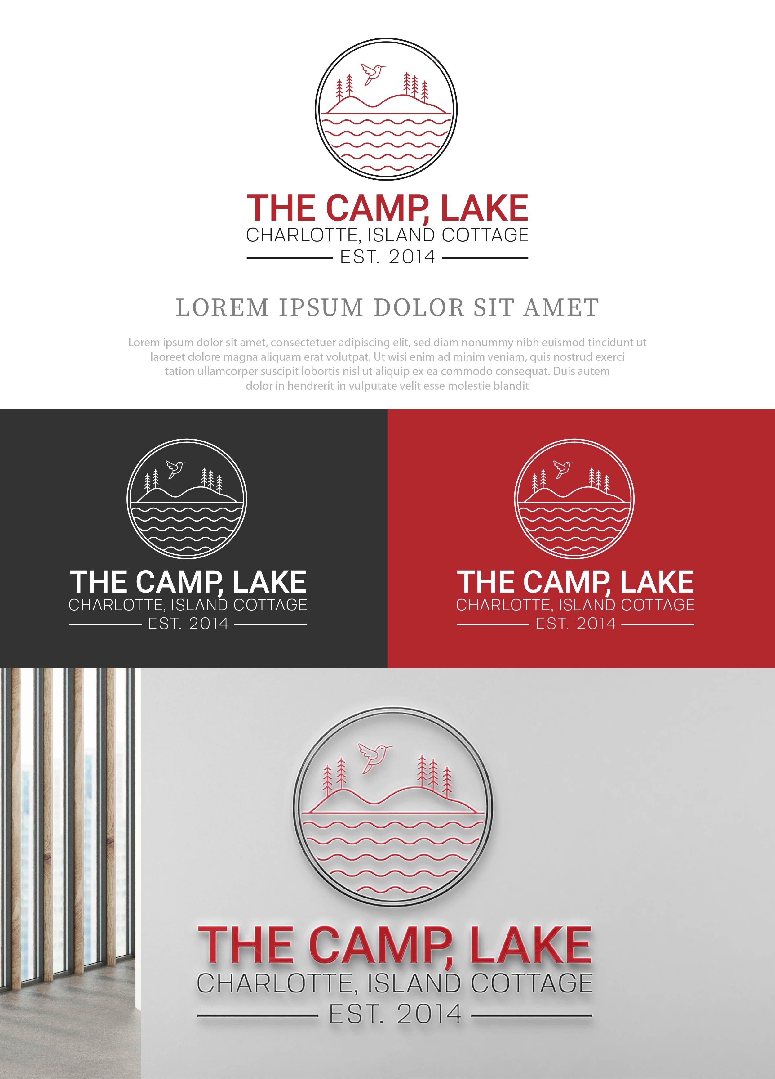 Logo Design by NasarLogo for Lake Charlotte Island Cottage | Design #31690084