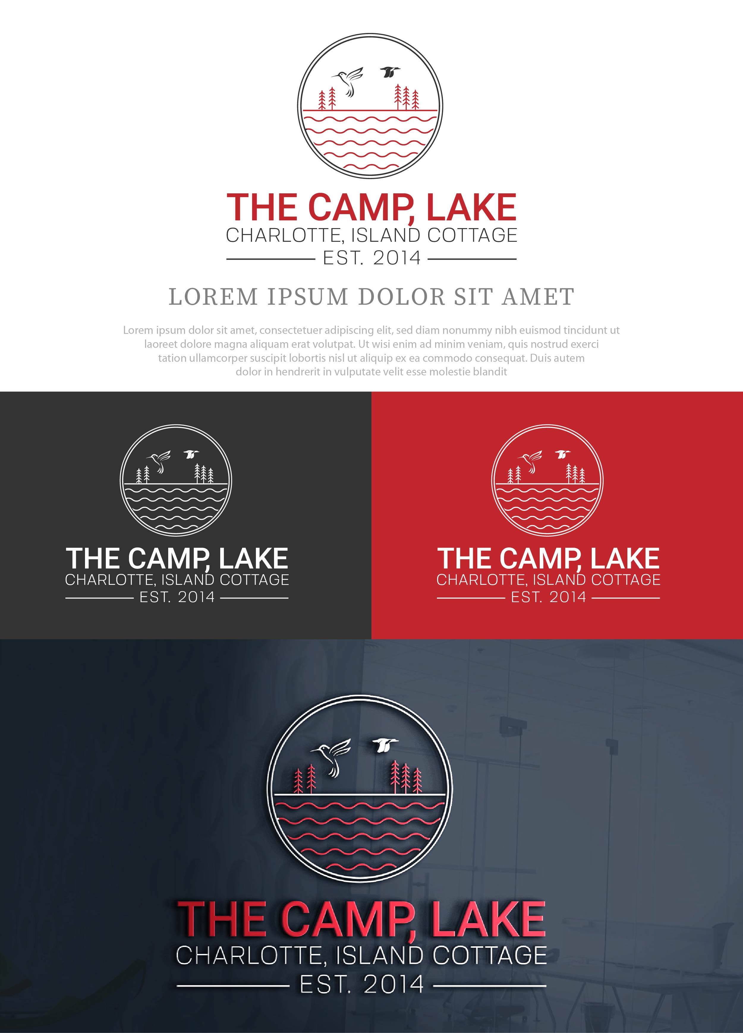 Logo Design by NasarLogo for Lake Charlotte Island Cottage | Design #31699689