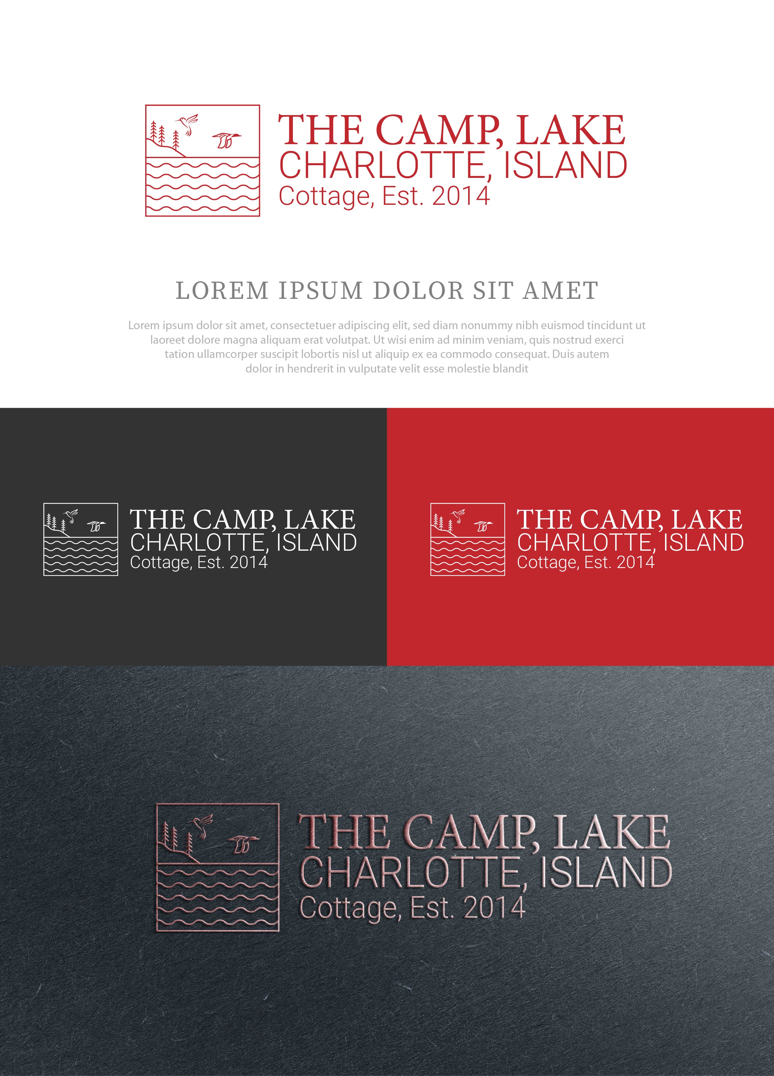 Logo Design by NasarLogo for Lake Charlotte Island Cottage | Design #31699690