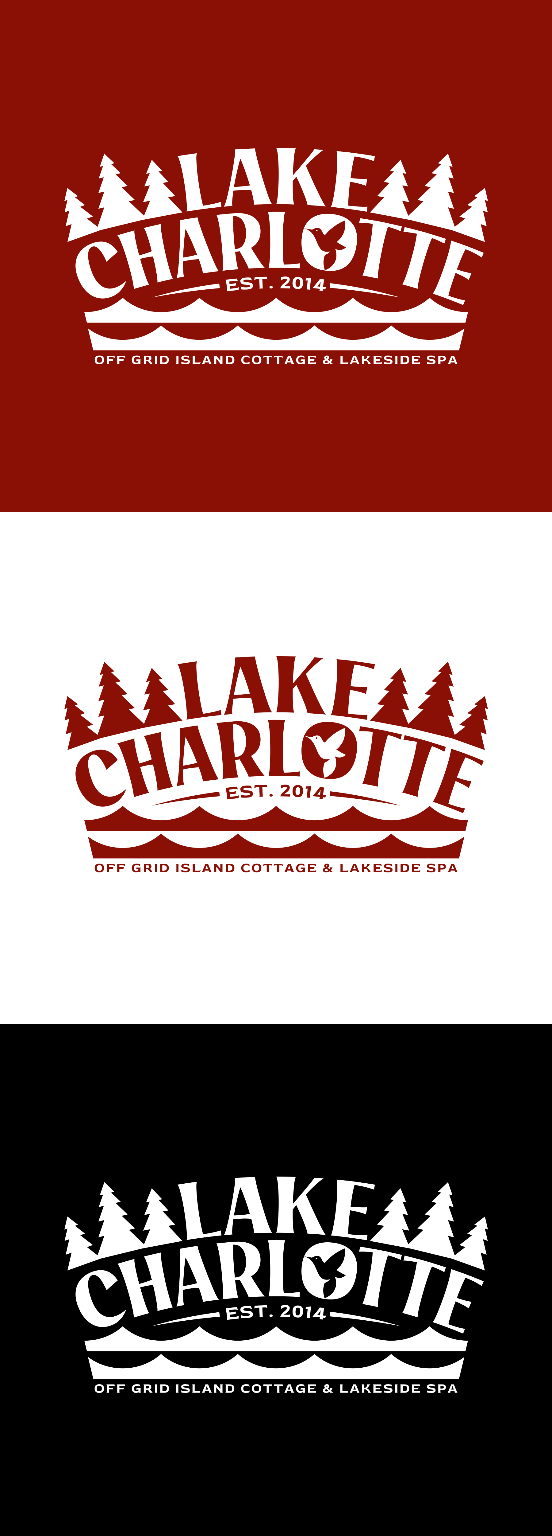 Logo Design by Oleksandr Tovarkov for Lake Charlotte Island Cottage | Design #31654813
