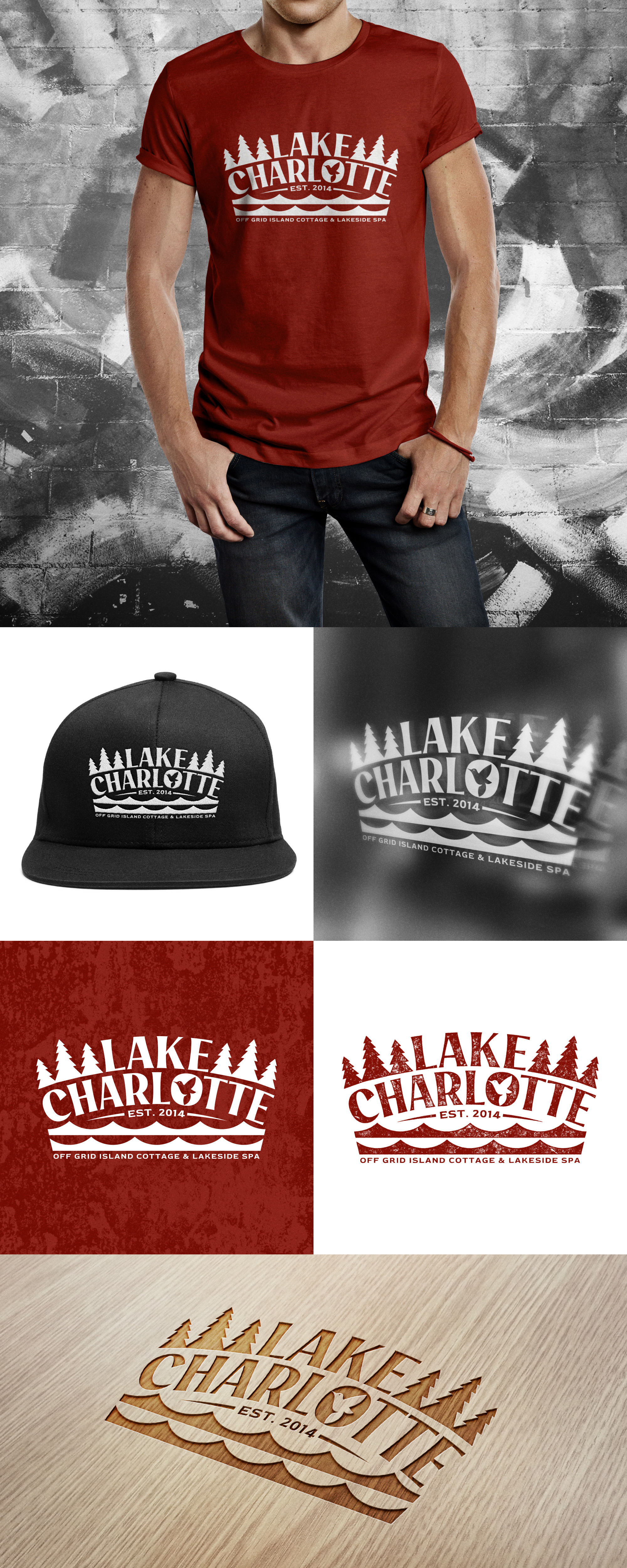 Logo Design by Oleksandr Tovarkov for Lake Charlotte Island Cottage | Design #31654899