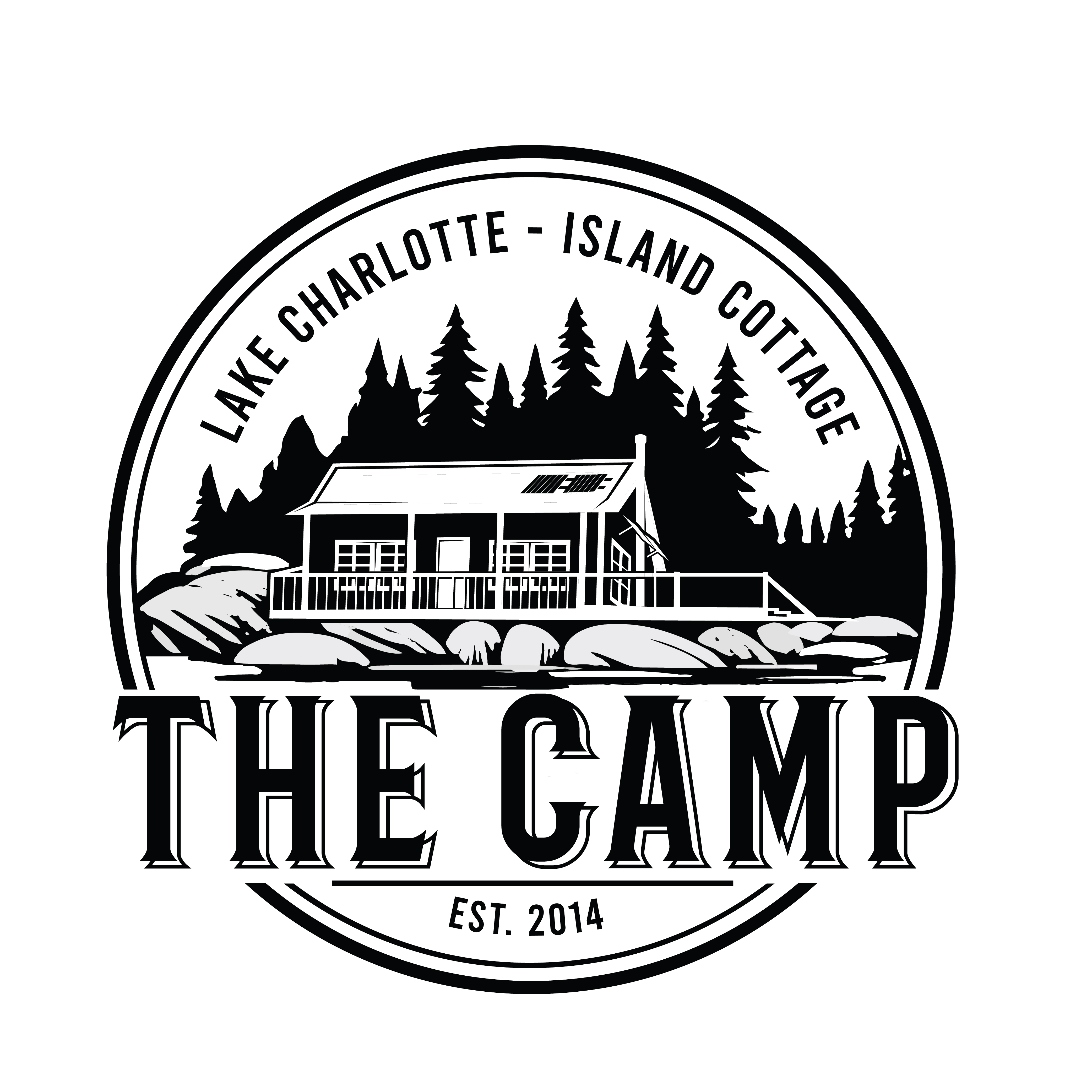 Logo Design by razertron112 for Lake Charlotte Island Cottage | Design #31737242