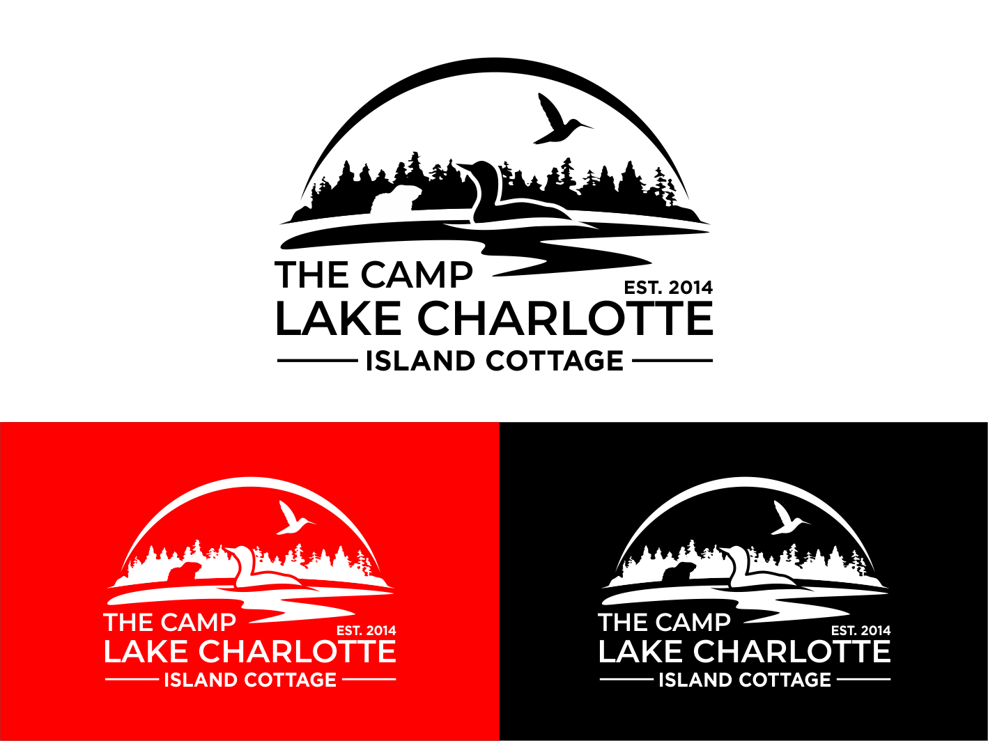 Logo Design by BNdesigner for Lake Charlotte Island Cottage | Design #31696782