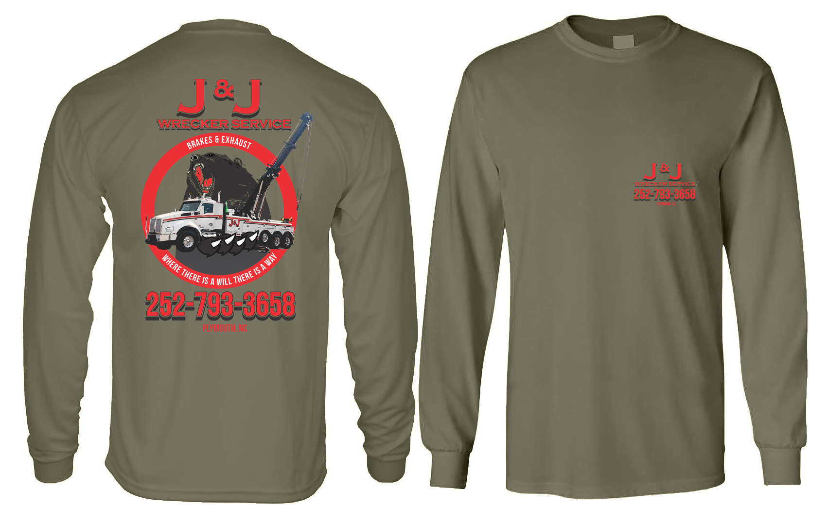 Diseño de Camiseta por juanjoseolivieri para J&J Wrecker Sservice | Diseño #31656629