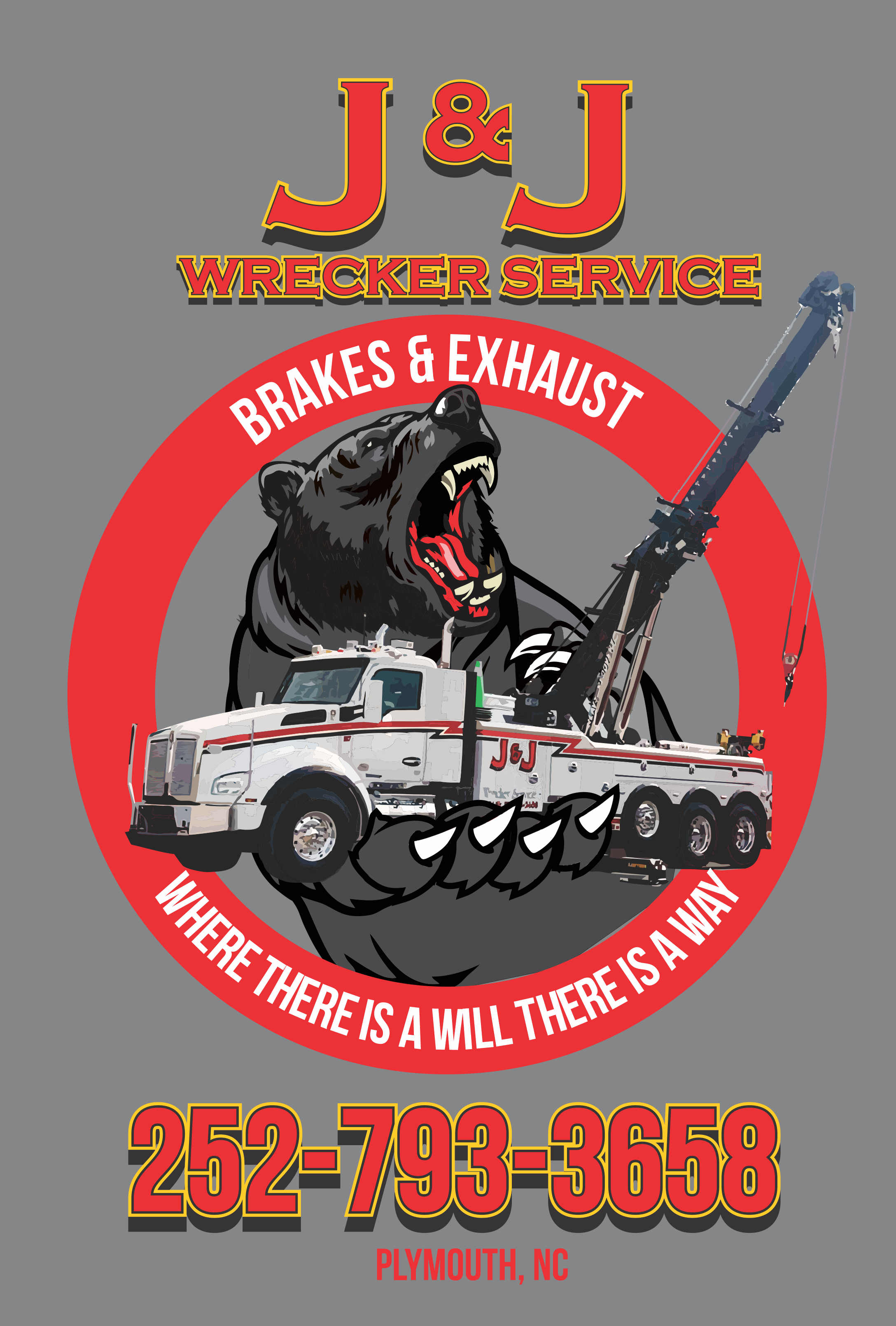 Design de T-shirt par juanjoseolivieri pour J&J Wrecker Sservice | Design #31745306