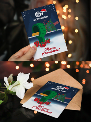 Stationery Design by yusmoker for Nicholson Manufacturing | Design: #31613054