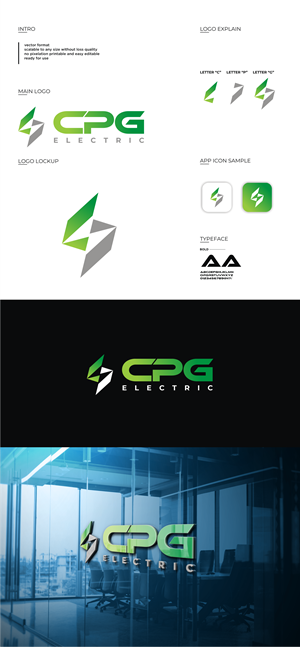 Logo Design by aquila© for CPG Electric | Design: #31738545