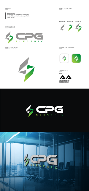 Logo Design by aquila© for CPG Electric | Design: #31738546