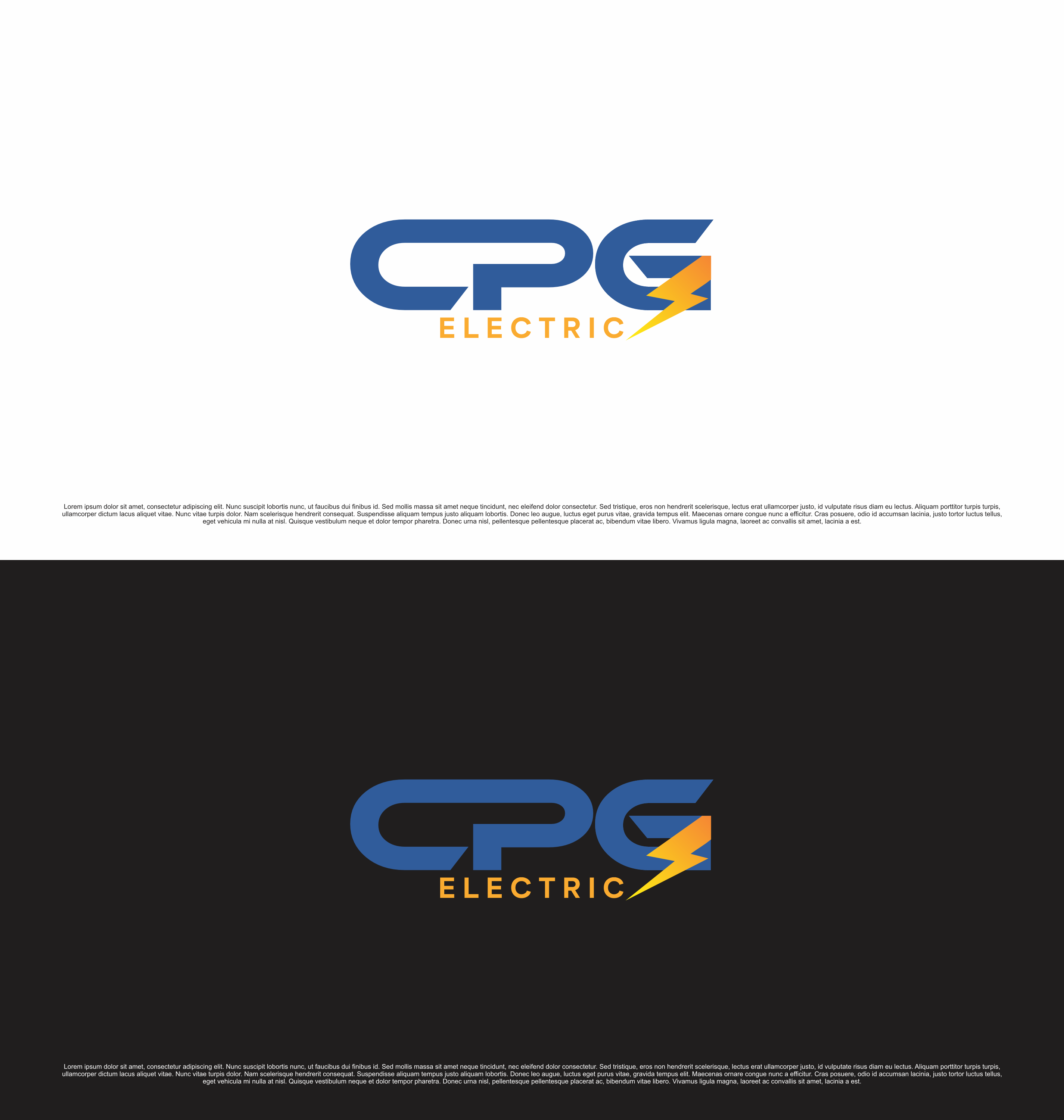 Logo Design by saesean for CPG Electric | Design #31633302
