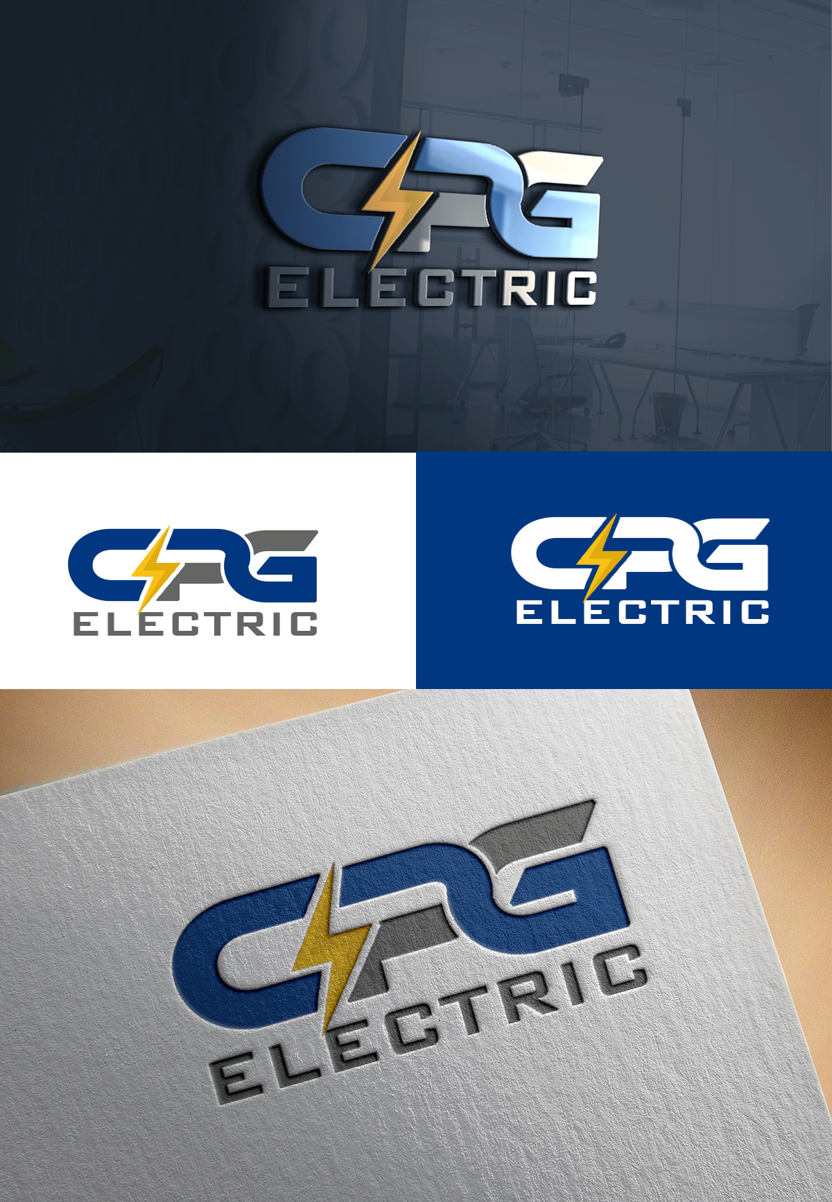 Logo Design by SR Creations. for CPG Electric | Design #31637856