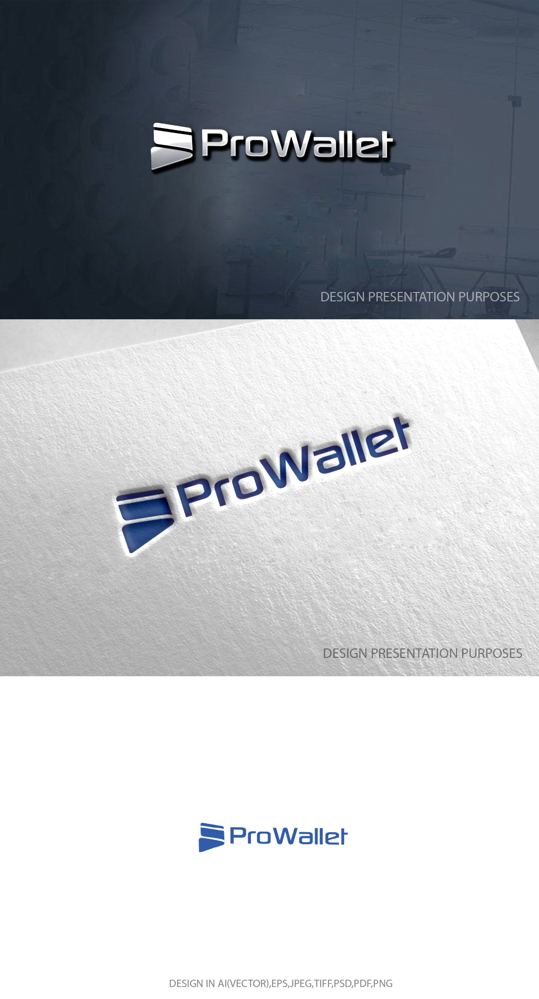 Logo Design by zebronicgraphic for ProWallet | Design #31629008