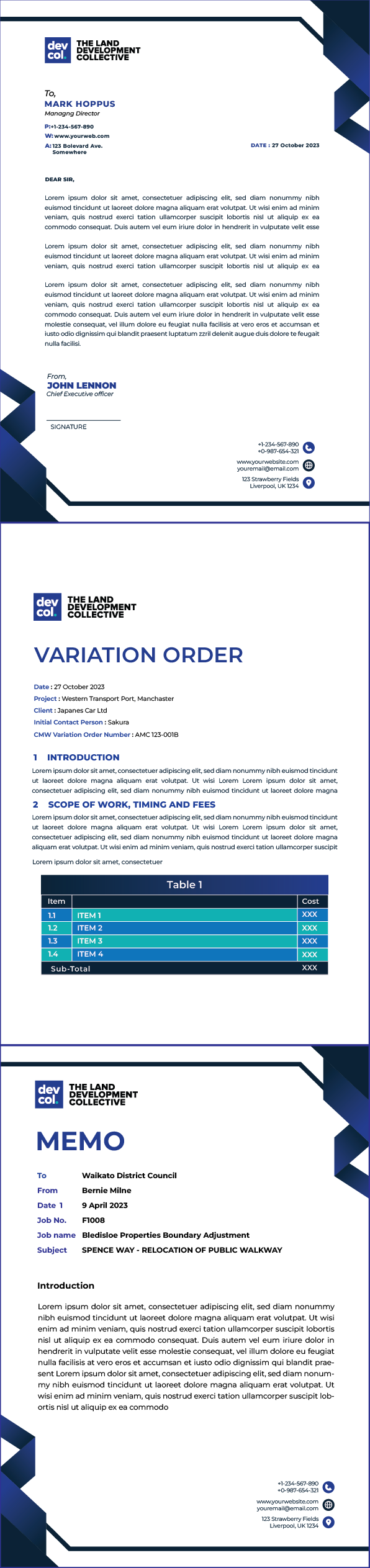 Word Template Design by gooddesign.id for this project | Design #31623785