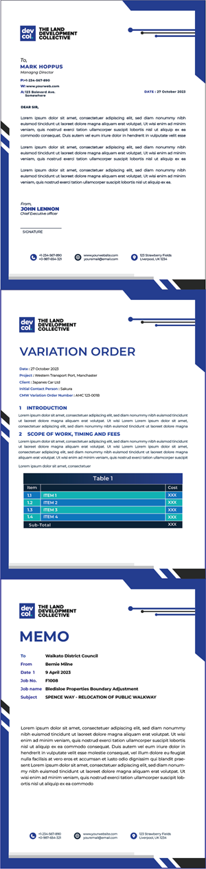 Word Template Design by gooddesign.id