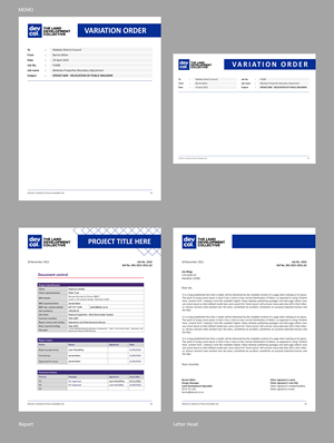 Word Template Design by ARTOGRAPHY
